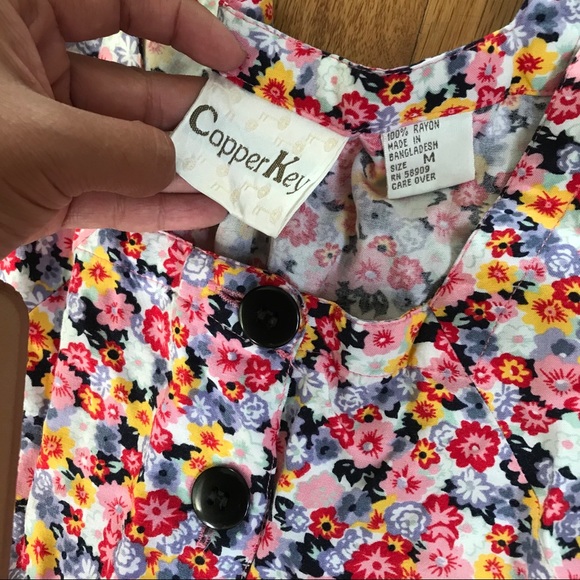 Vintage floral romper - Picture 7 of 7